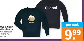 Albert Heijn Oud & Nieuw oliebollentrui aanbieding