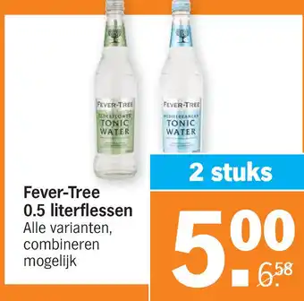 Albert Heijn Fever-Tree 0.5 literflessen aanbieding