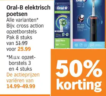 Albert Heijn Oral-B elektrisch poetsen aanbieding