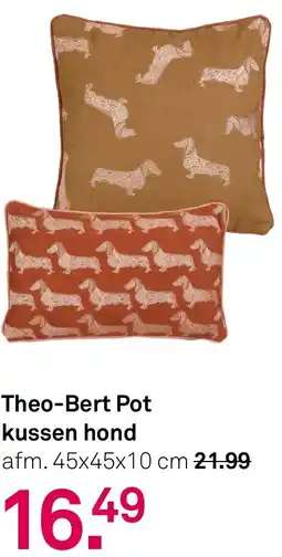 Karwei Theo-Bert Pot kussen hond aanbieding