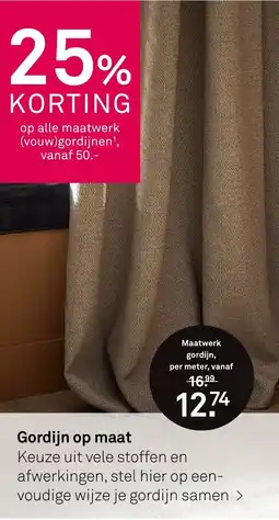 Karwei Gordijn op maat aanbieding