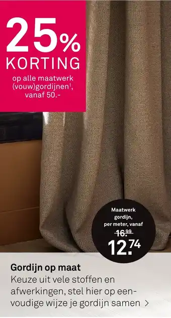 Karwei Gordijn op maat aanbieding