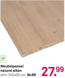 Karwei Meubelpaneel naturel eiken aanbieding