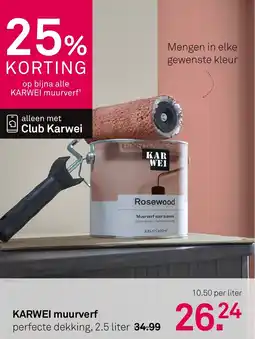 Karwei KARWEI muurverf aanbieding
