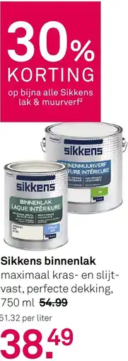 Karwei Sikkens binnenlak aanbieding