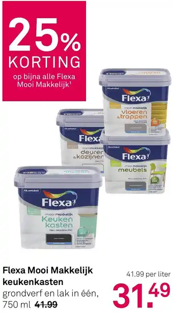 Karwei Flexa Mooi Makkelijk keukenkasten aanbieding