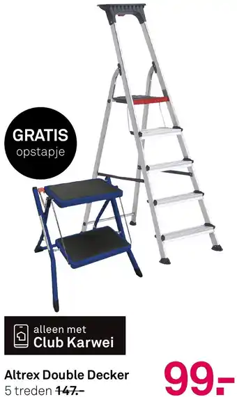 Karwei Altrex Double Decker aanbieding
