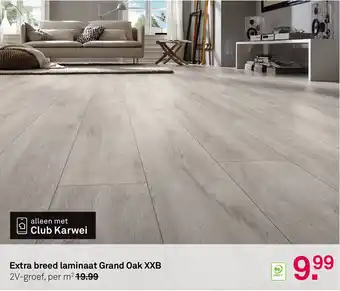 Karwei Extra breed laminaat Grand Oak XXB aanbieding