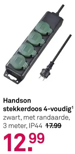 Karwei Handson stekkerdoos 4-voudig¹ aanbieding
