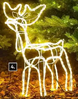 Karwei Christmas Goods kerstdecoratie bewegend rendier figuur aanbieding