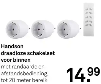 Karwei Handson draadloze schakelset voor binnen aanbieding