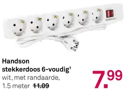Karwei Handson stekkerdoos 6-voudig¹ aanbieding