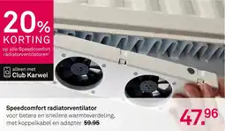 Karwei Speedcomfort radiatorventilator aanbieding