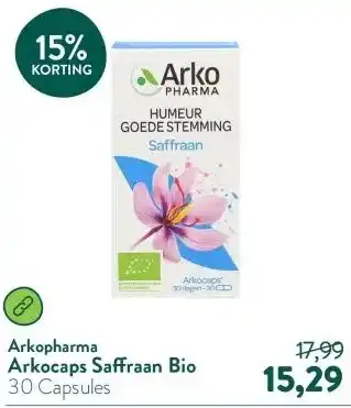 Holland & Barrett Arkocaps Saffraan Bio aanbieding