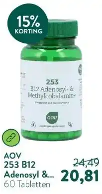 Holland & Barrett 253 B12 Adenosyl & Methylcobalamine aanbieding