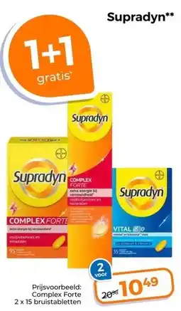 Trekpleister Supradyn aanbieding