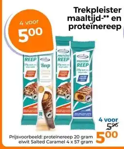 Trekpleister Trekpleister maaltijd-** en proteïnereep aanbieding