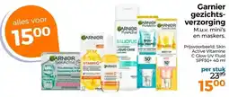 Trekpleister Garnier gezichts- verzorging aanbieding