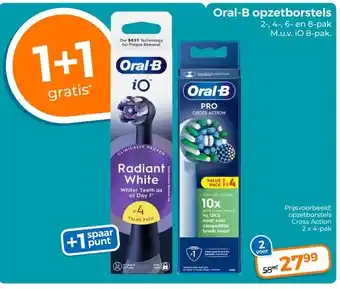 Trekpleister Oral-B opzetborstels aanbieding