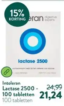 Holland & Barrett Lactase 2500 - 100 tabletten aanbieding
