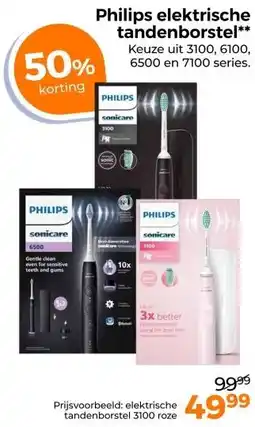 Trekpleister Philips elektrische tandenborstel aanbieding