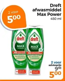 Trekpleister Dreft afwasmiddel Max Power aanbieding