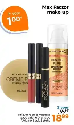 Trekpleister Max Factor make-up aanbieding