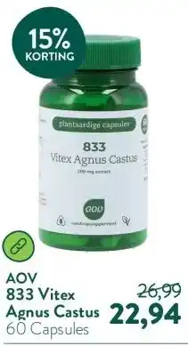 Holland & Barrett 833 Vitex Agnus Castus aanbieding