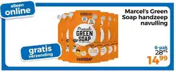 Trekpleister Marcel's Green Soap handzeep navulling aanbieding