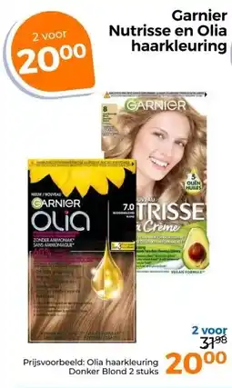 Trekpleister Garnier Nutrisse en Olia haarkleuring aanbieding