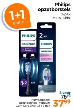 Trekpleister Philips opzetborstels aanbieding