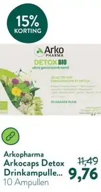 Holland & Barrett Arkocaps Detox Drinkampullen Bio aanbieding