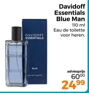 Trekpleister Davidoff Essentials Blue Man aanbieding