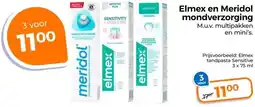 Trekpleister Elmex en Meridol mondverzorging aanbieding