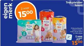 Trekpleister Trekpleister luiers aanbieding