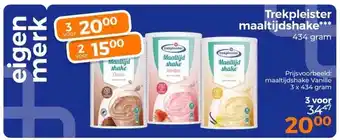 Trekpleister Trekpleister maaltijdshake*** aanbieding