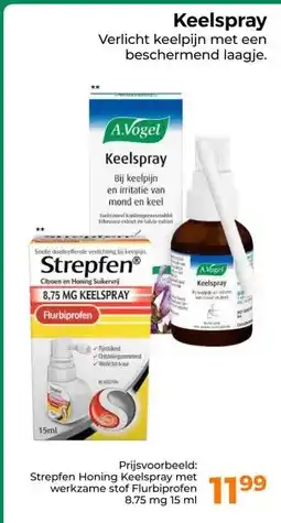 Trekpleister Keelspray aanbieding