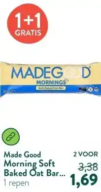 Holland & Barrett Morning Soft Baked Oat Bar Blueberry aanbieding