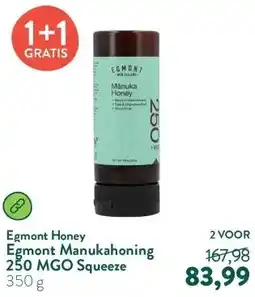 Holland & Barrett Egmont Manukahoning 250 MGO Squeeze aanbieding