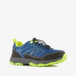 Scapino Mountain Peak jongens wandelschoenen cat. A blauw groen aanbieding