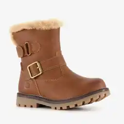 Scapino Blue Box gevoerde meisjes biker boots cognac aanbieding