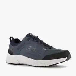 Scapino Skechers Oak Canyon heren wandelschoenen categorie A blauw aanbieding