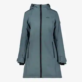 Scapino Kjelvik gewatteerde dames softshell jas blauw aanbieding