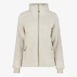 Scapino Kjelvik dames outdoor teddy vest ecru aanbieding