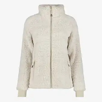 Scapino Kjelvik dames outdoor teddy vest ecru aanbieding