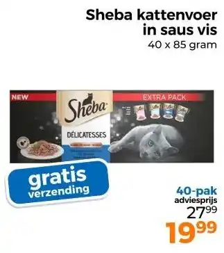 Trekpleister Sheba aanbieding