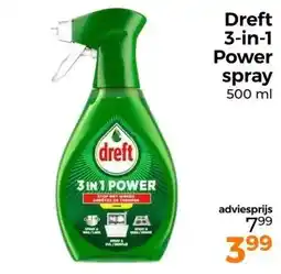 Trekpleister Dreft 3-in-1 Power spray aanbieding