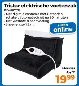 Trekpleister Tristar elektrische voetenzak aanbieding
