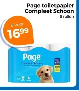 Trekpleister Page toiletpapier Compleet Schoon aanbieding