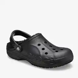 Scapino Crocs Baya Lined heren klompen gevoerd zwart aanbieding